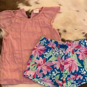 Girls Gymboree matching outfit
